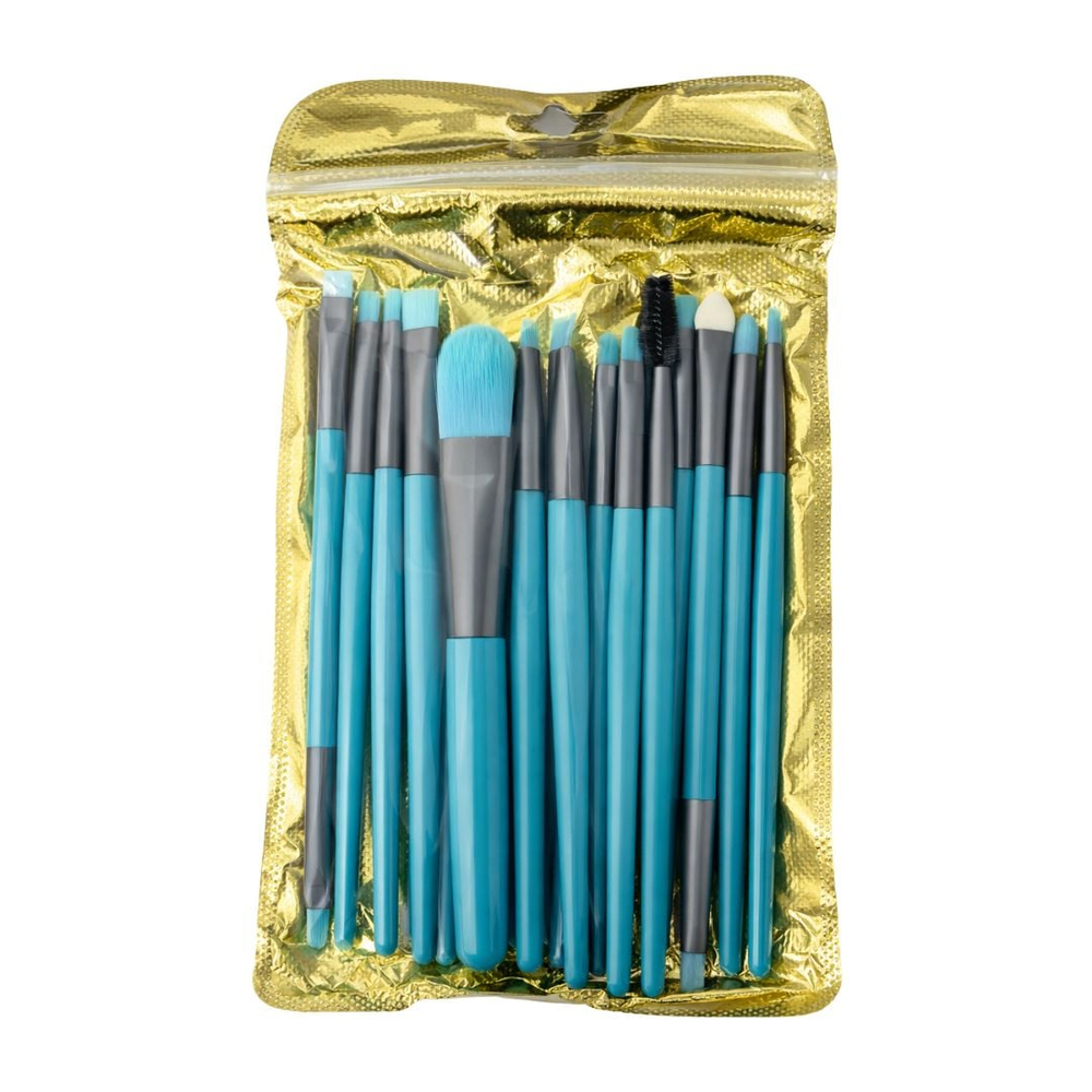 Kit 20 Pincéis Para Maquiagem Com Cerdas Macias Vibe Toys