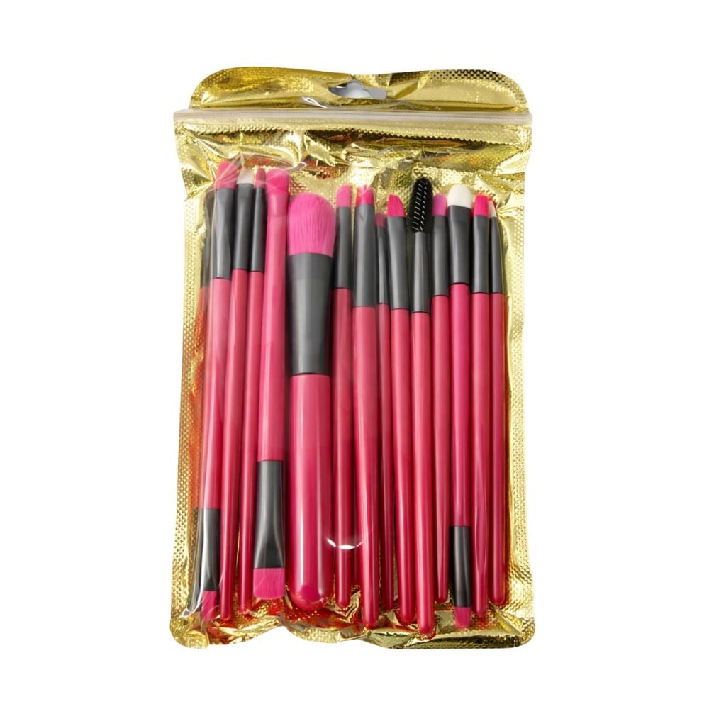 Kit 20 Pincéis Para Maquiagem Com Cerdas Macias Vibe Toys