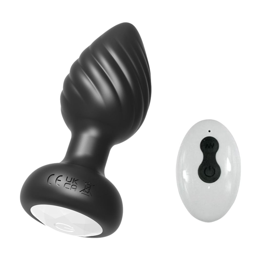 Plug Anal Escalonado Com Led 10 Vibrações E Controle Remoto Vibe Toys