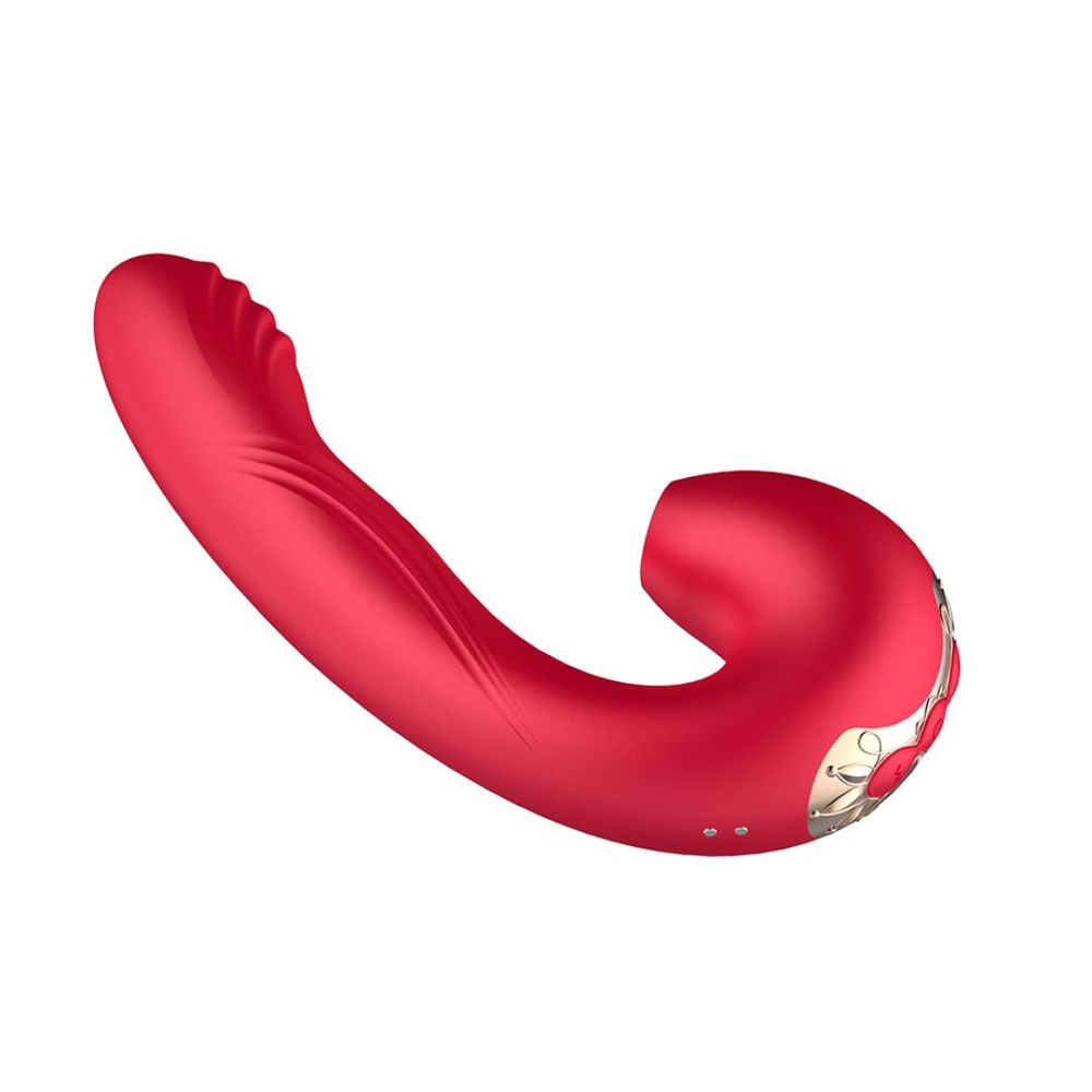 Estimulador Clitoriano Sucker Recarregável Com Penetrador Ponto G Vibe Toys