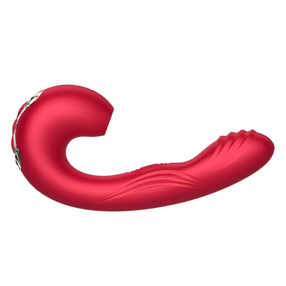 Estimulador Clitoriano Sucker Recarregável Com Penetrador Ponto G Vibe Toys