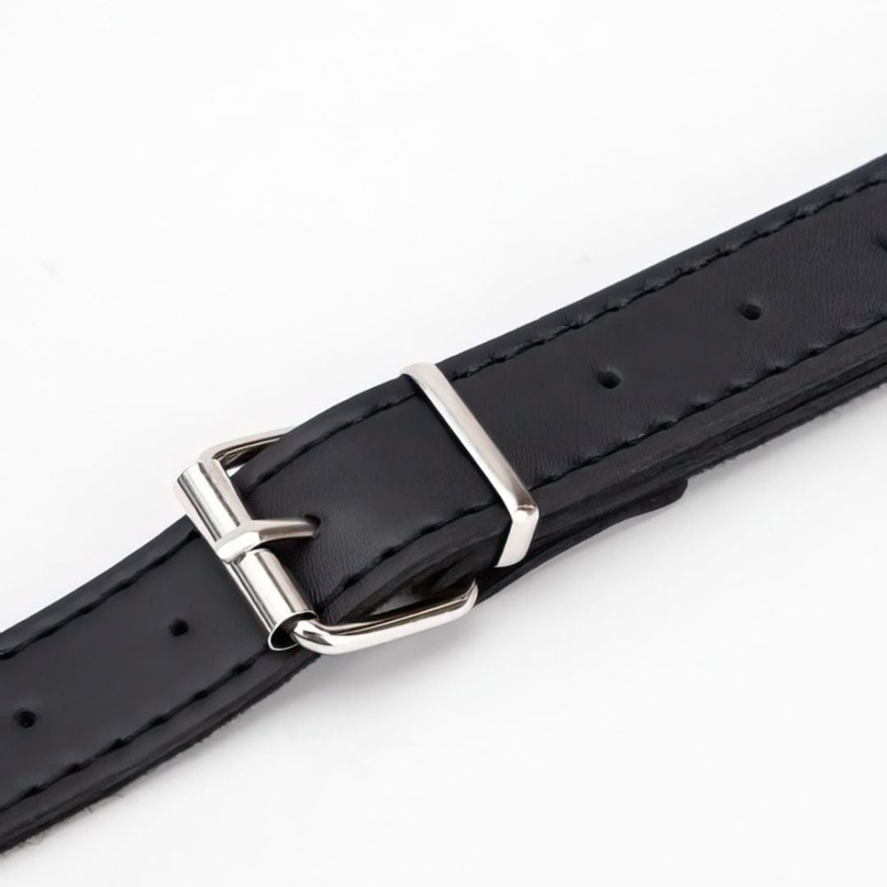 Mordaça Bola Reforçada Com Regulagem Em Couro Vibe Toys