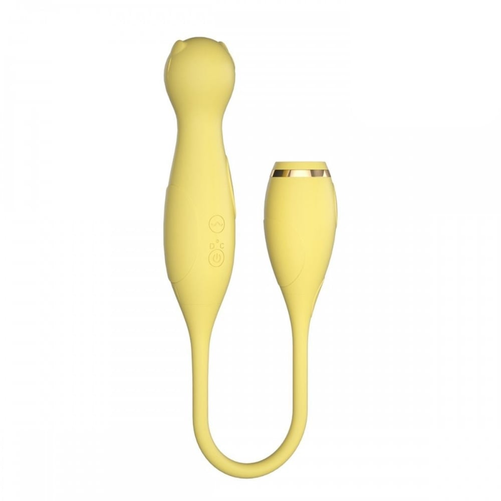 Vibrador Gatinho Dupla Estimulação 10 Modos De Vibração Lilo