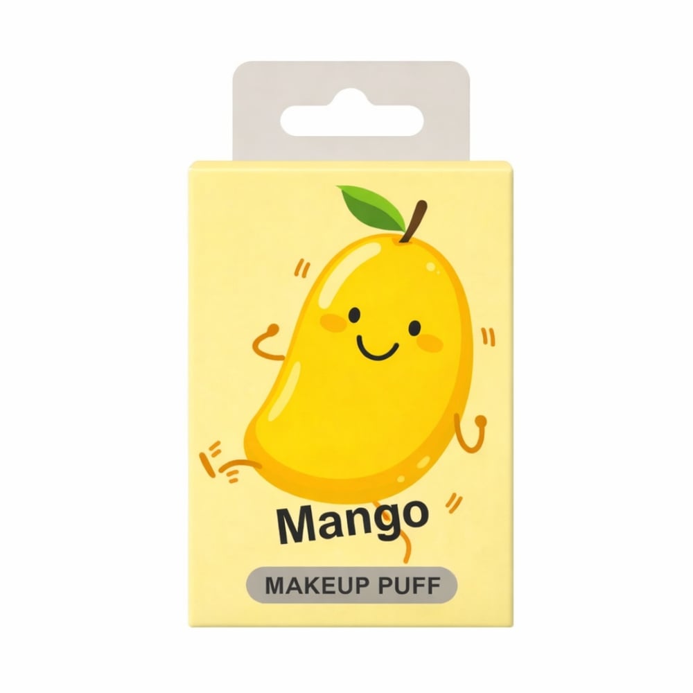 Esponja Makeup Puff Formato De Frutas Vibe Toys