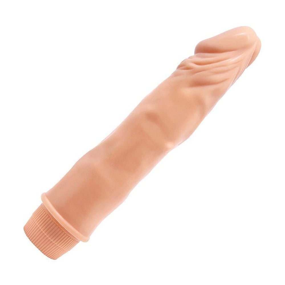 Prótese Cock Realístico Com Vibro Em Silicone  21,5 X 4 Cm Vibe Toys