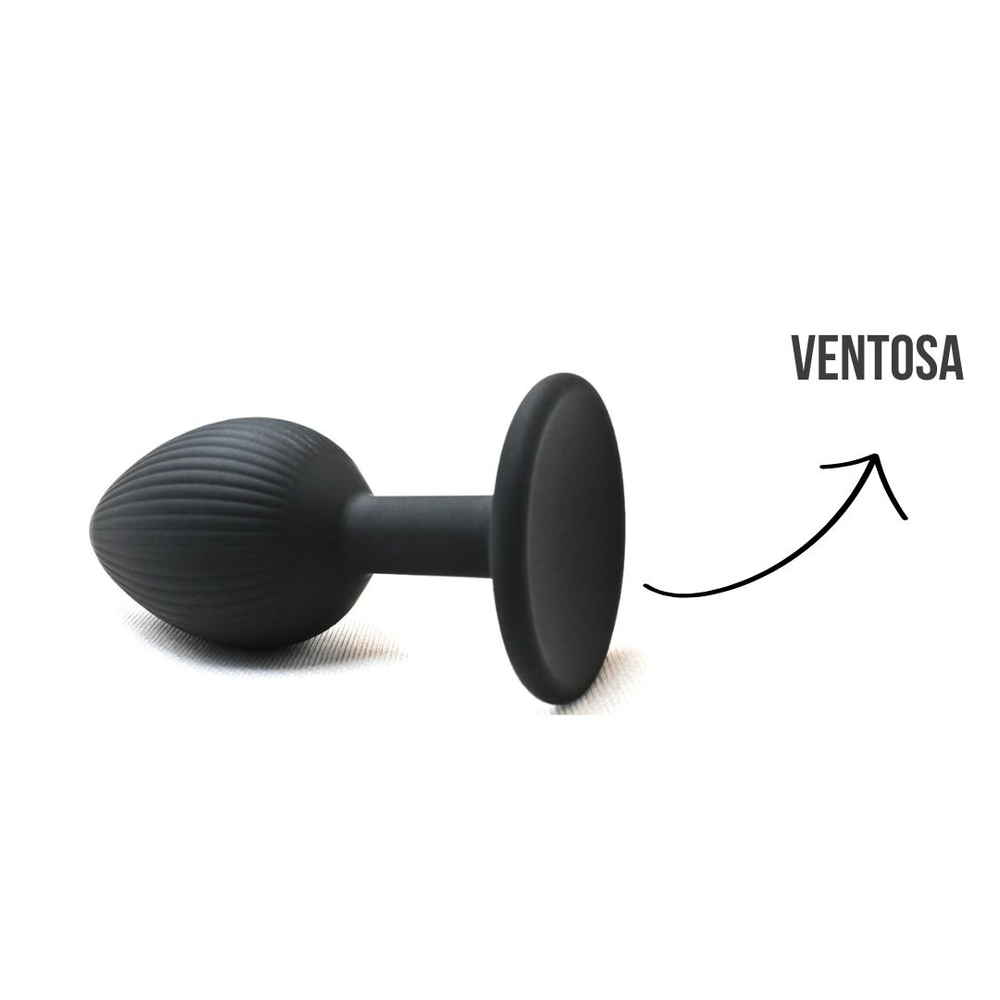 Plug Anal Em Silicone Com Ventosa Tamanho P Vibe Toys