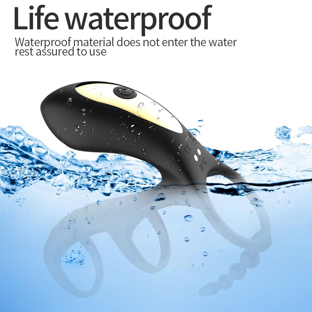 Anel Peniano Com Estimulador De Clitóris E Controle 10 Vibrações Vibe Toys