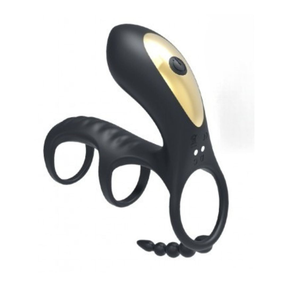 Anel Peniano Com Estimulador De Clitóris E Controle 10 Vibrações Vibe Toys