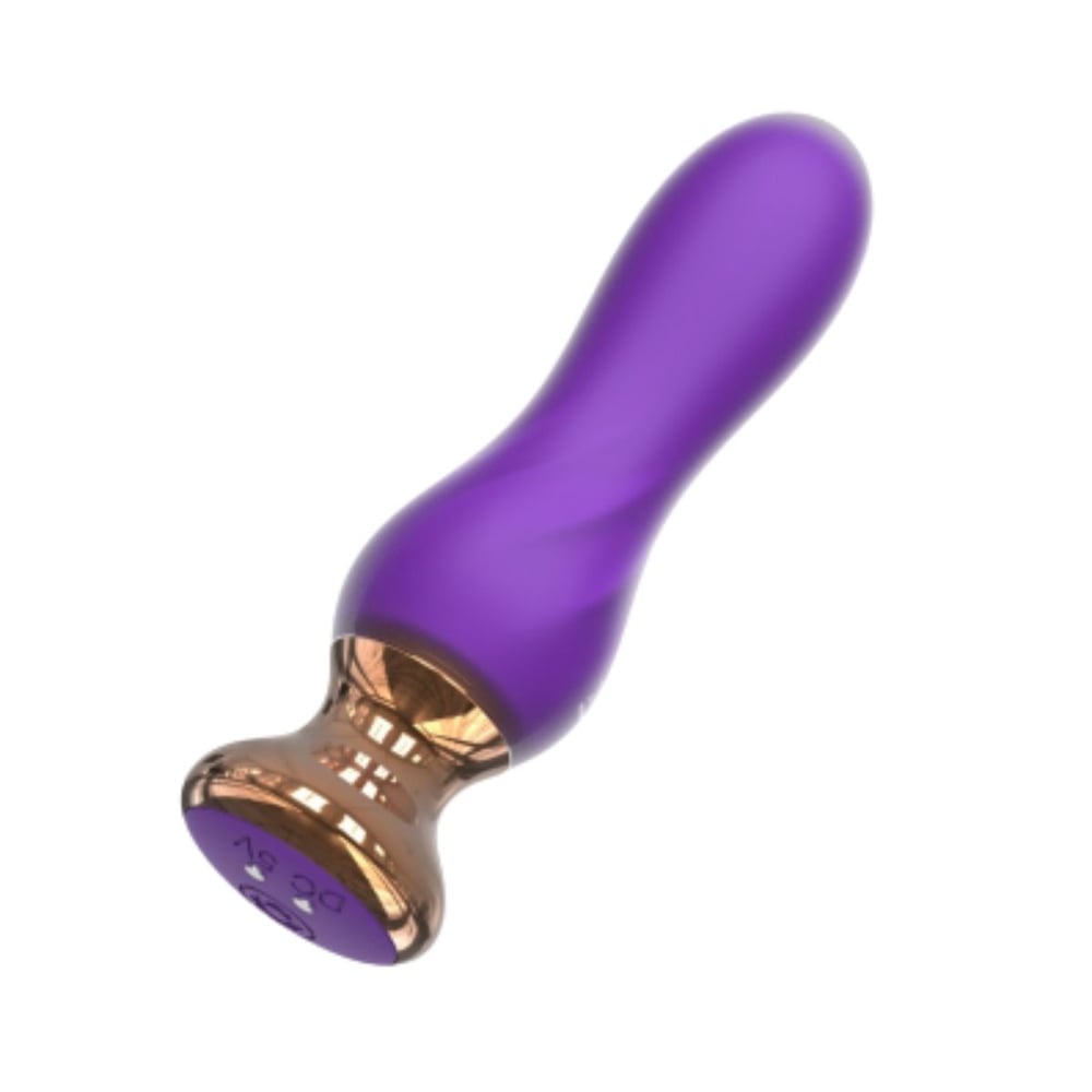 Plug Anal Return Em Silicone Com Controle Sem Fio 10 Vibrações Imoon