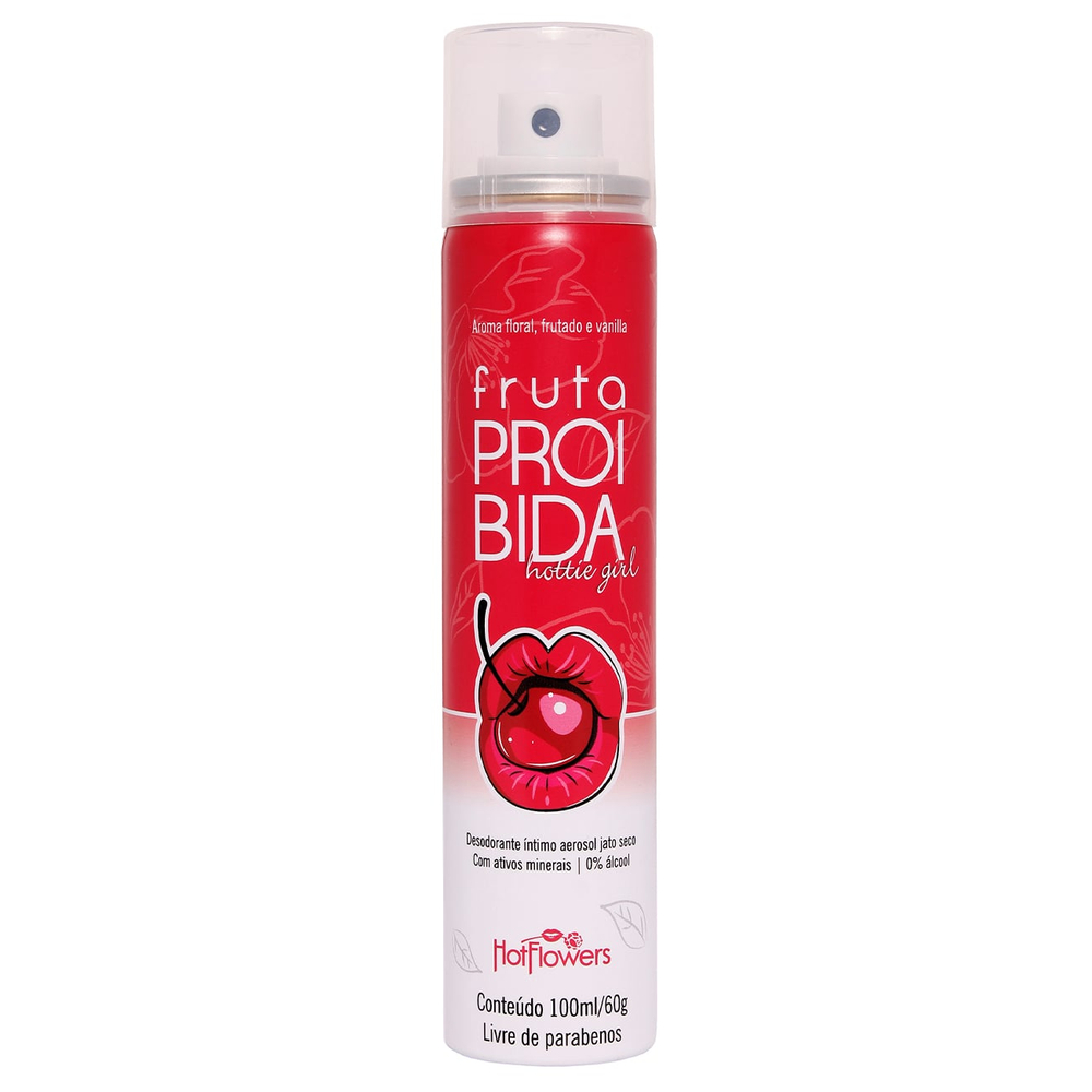 Fruta Proibida Hottie Girl Desodorante íntimo 100ml Hot Flowers