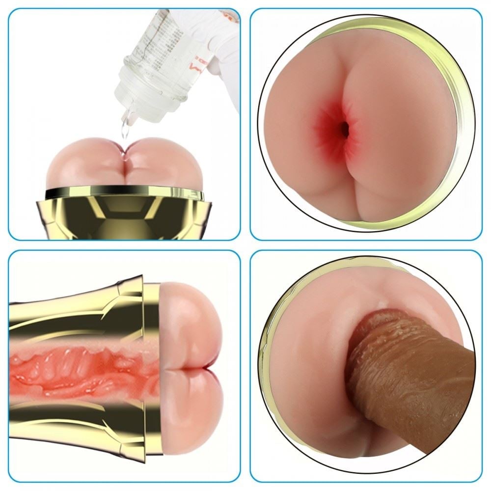 Taça Da Copa Masturbador Masculino Em Formato De ânus Com Vibração