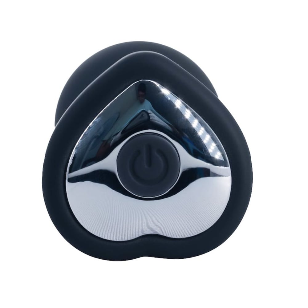 Plug Anal Formato De Coração Em Silicone 10 Modos De Vibração