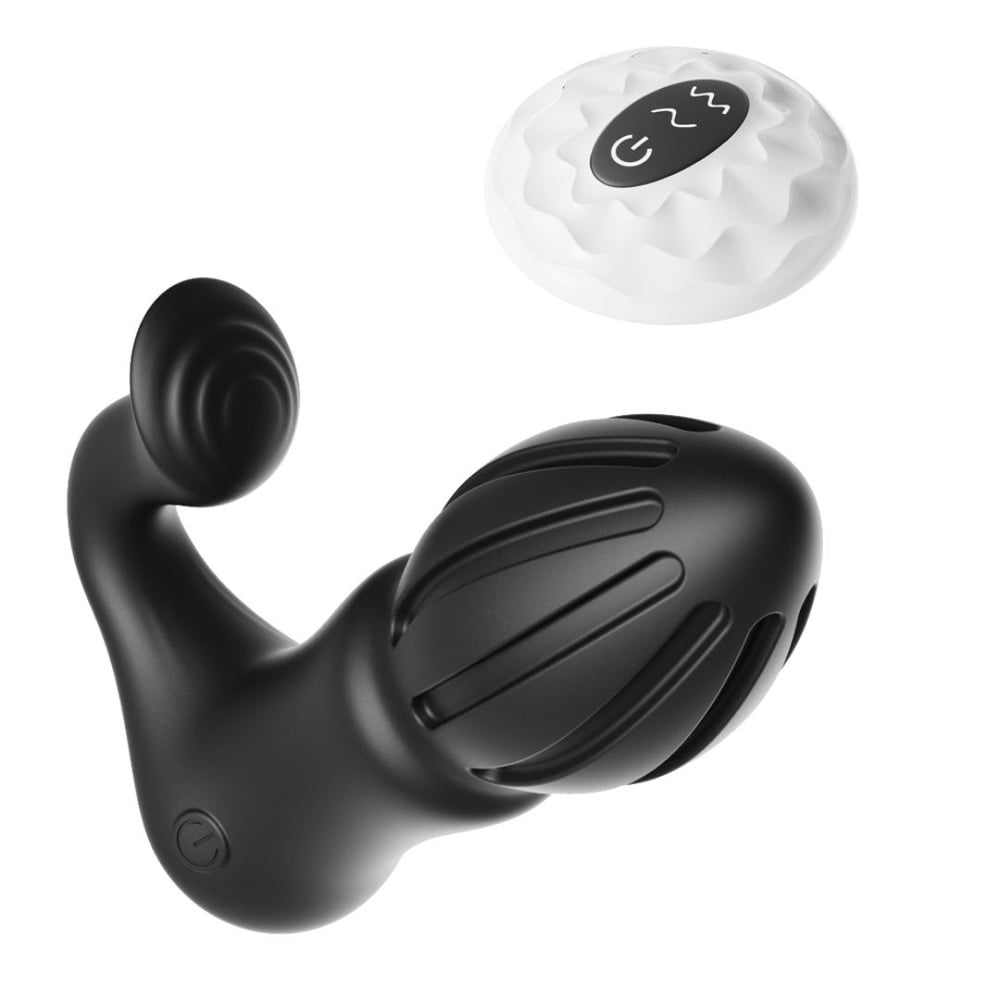 Plug Anal Fire Arrow Com Motor Duplo Com 7 Vibrações E Controle Remoto