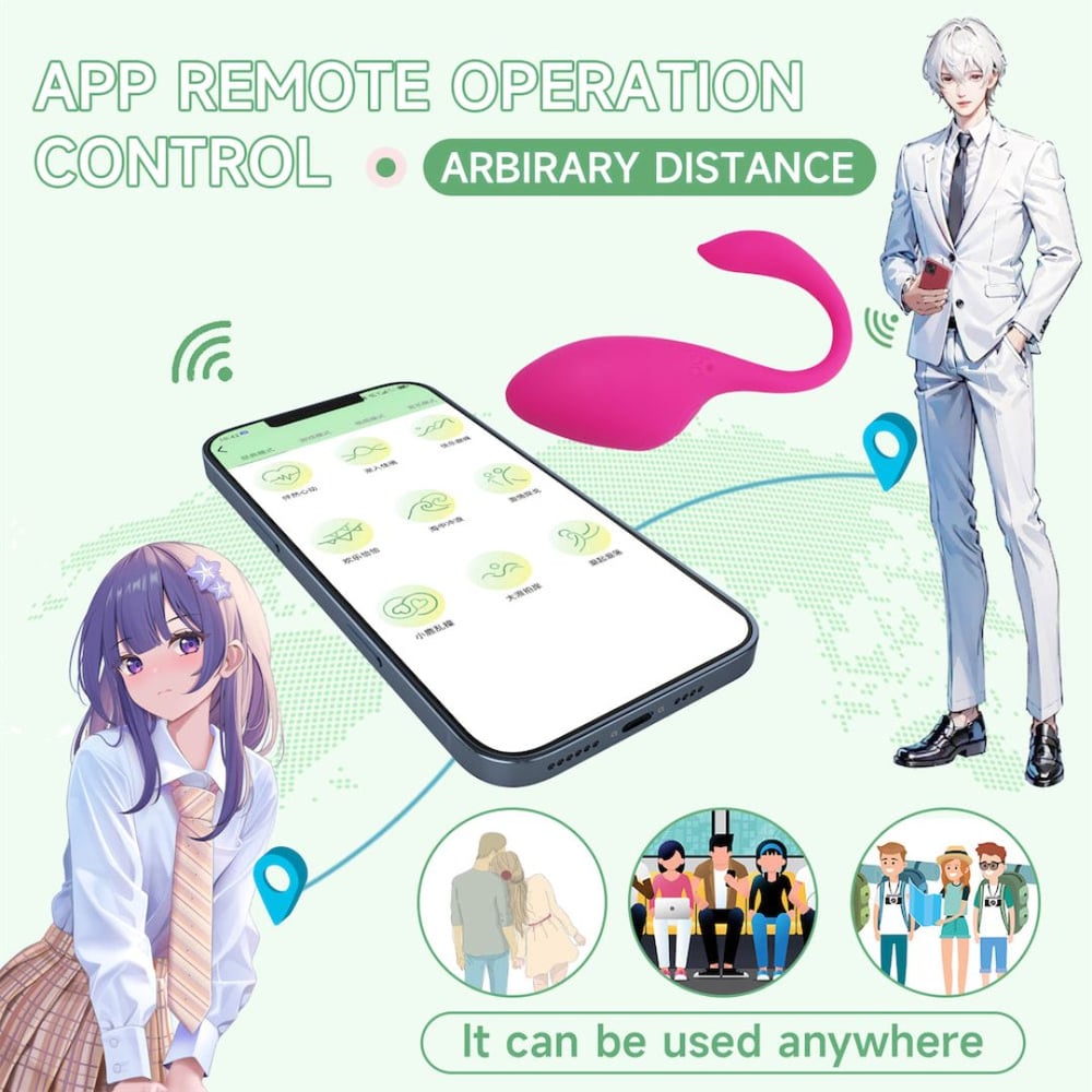 Cápsula Vibratória Ruby 10 Modos De Vibração Controlado Por App Vibe Toys