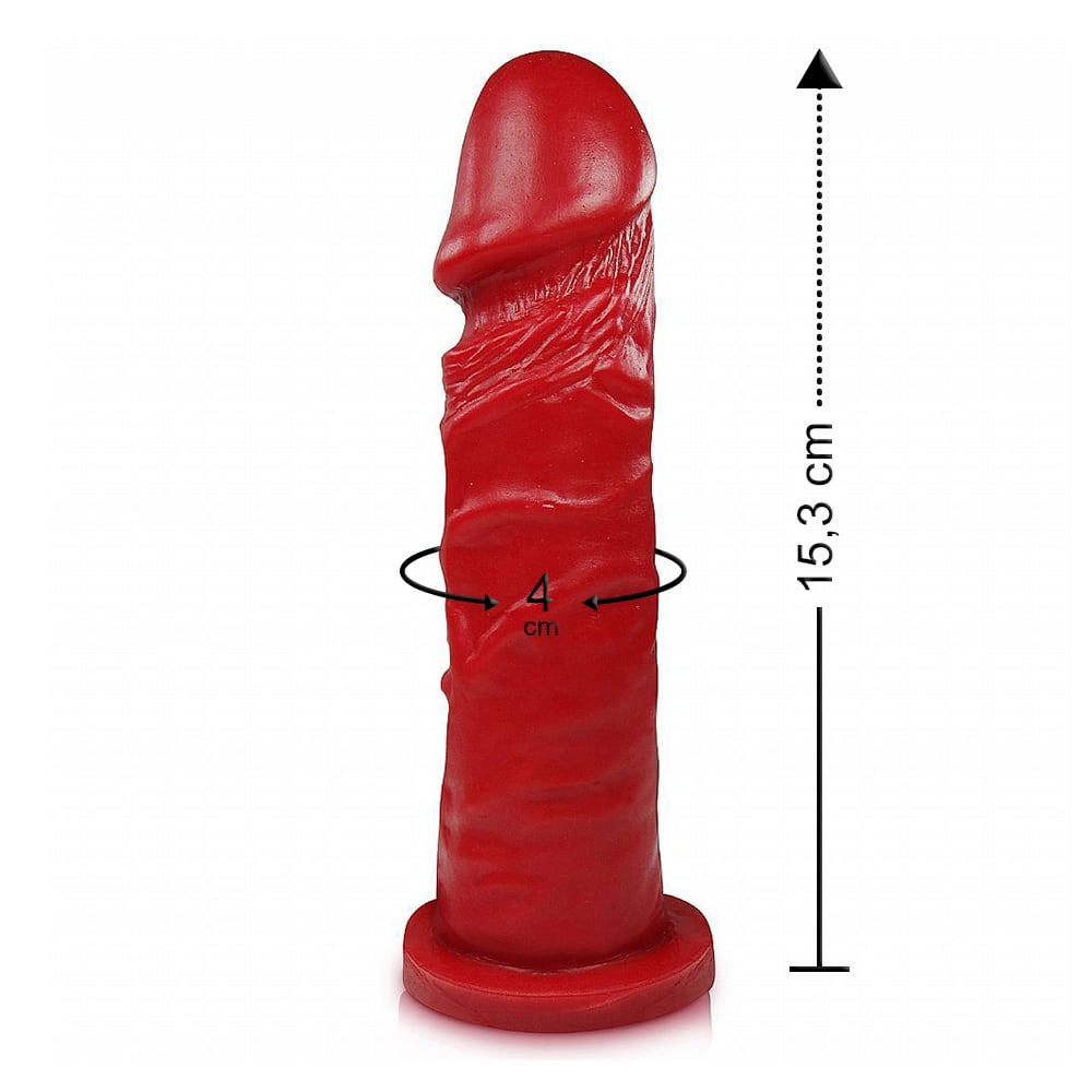 Prótese Aromatizada 15,3 X 4cm Linha Pura Tentação Sexy Fantasy