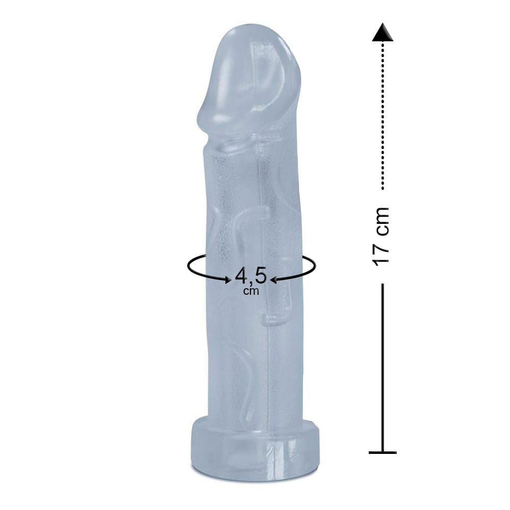 Capa Peniana Em Cyberskin 17 X 4,5cm Linha Pura Ambição Sexy Fantasy