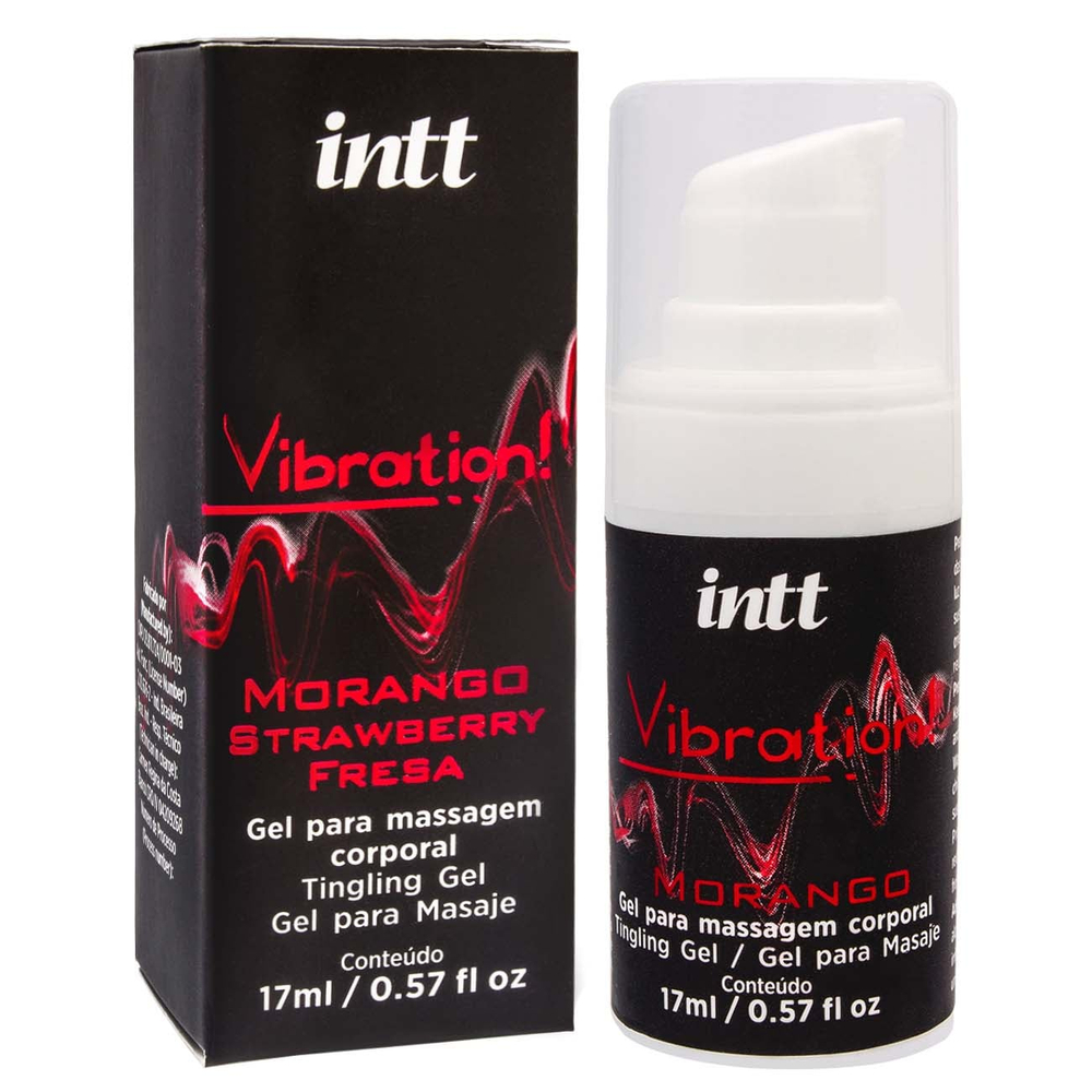 Vibration Gel Beijável Para Massagem Elétrizante 17g Intt