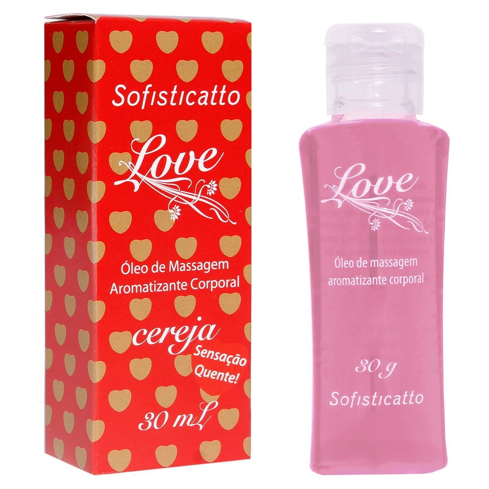 Love óleo De Massagem Aromatizado Corporal Hot 35ml Sofisticatto