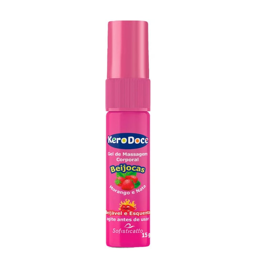 Kero Doce Gel De Massagem Beijável Hot 15g Sofisticatto