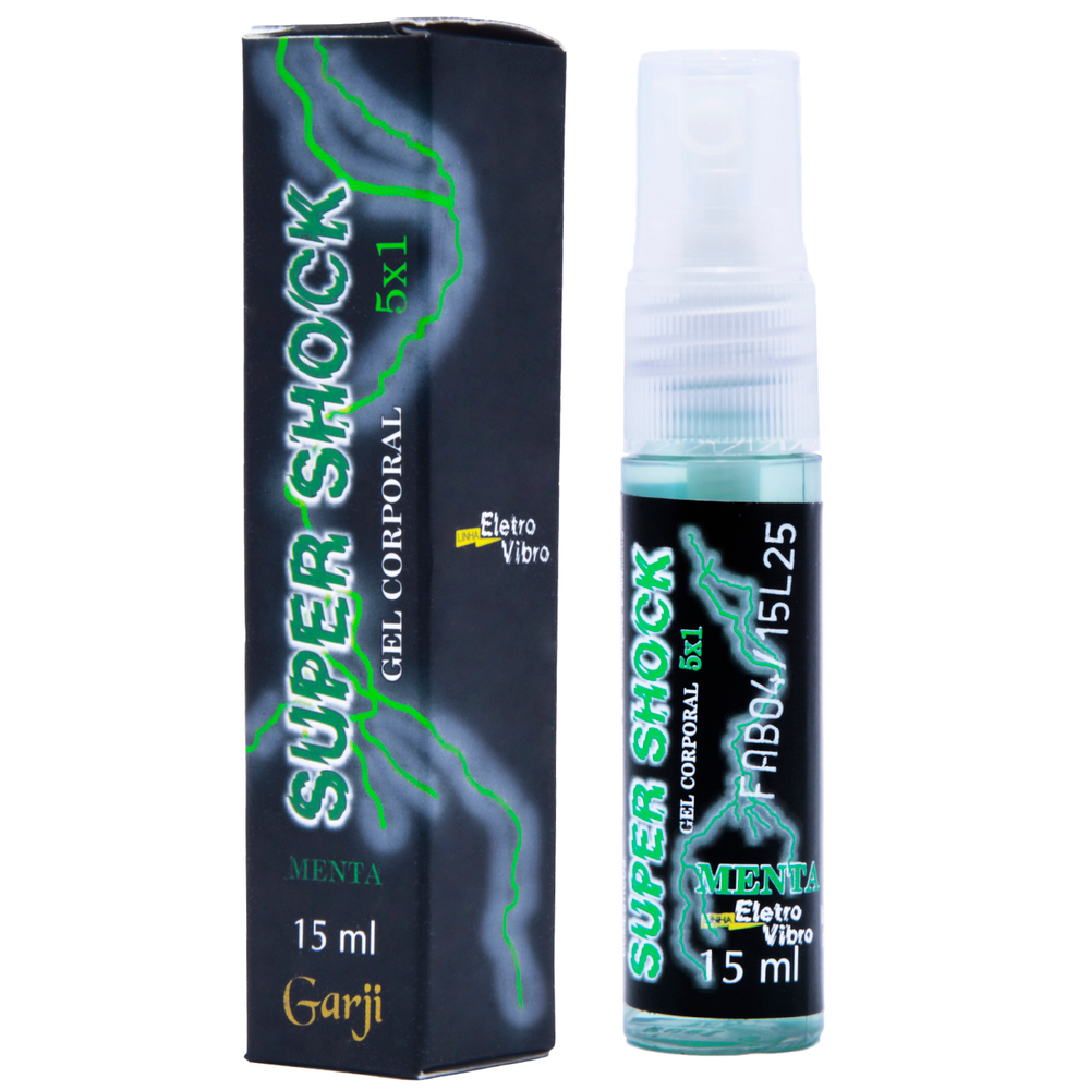 Super Shock Excitante Elétrico 15ml Garji 