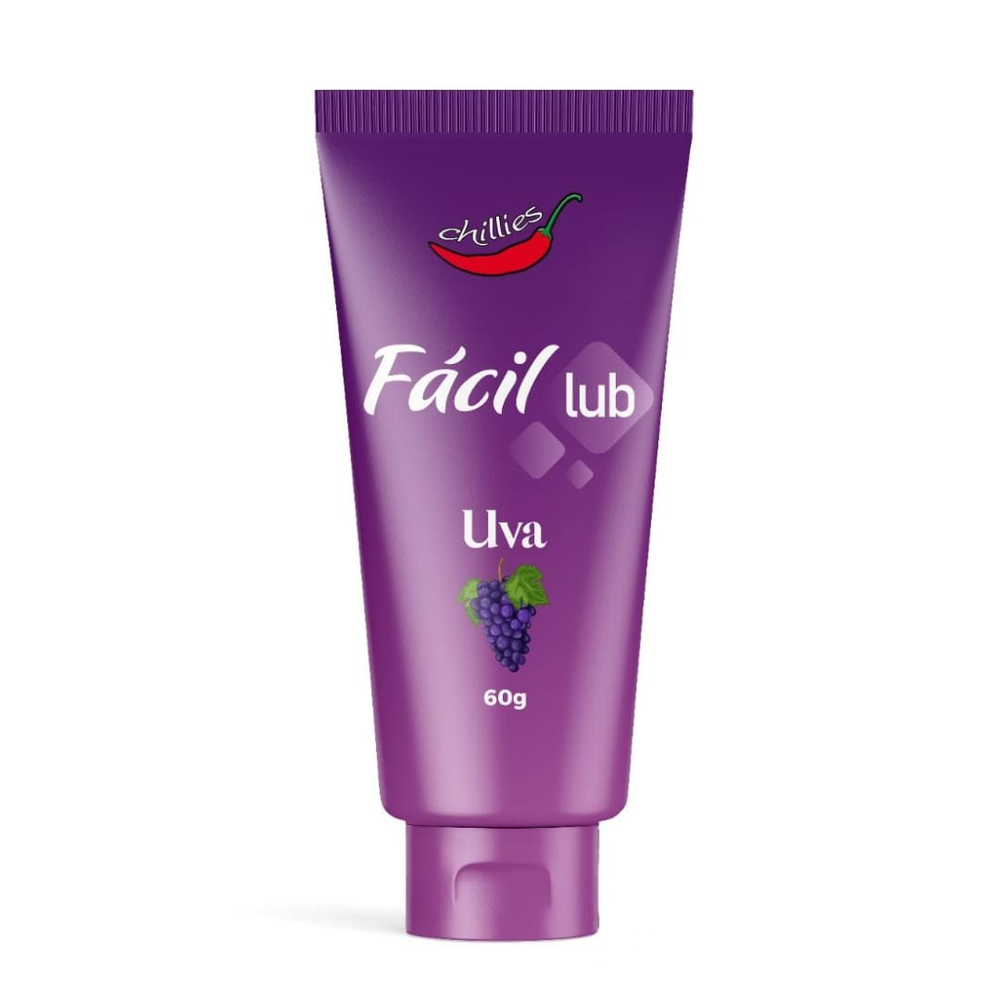 Fácil Lub Gel Lubrificante Beijável 60g Chillies