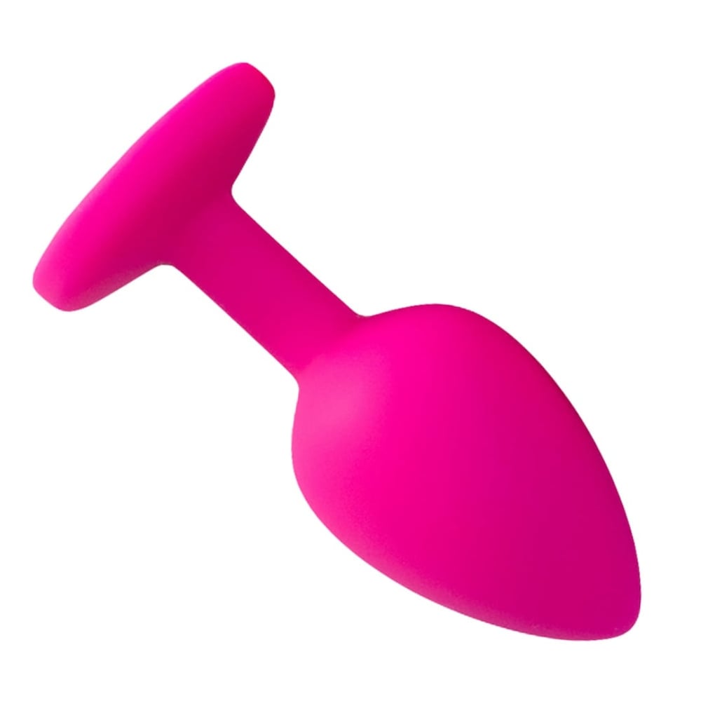 Plug Anal Pequeno Em Silicone Com Pedra Vibe Toys