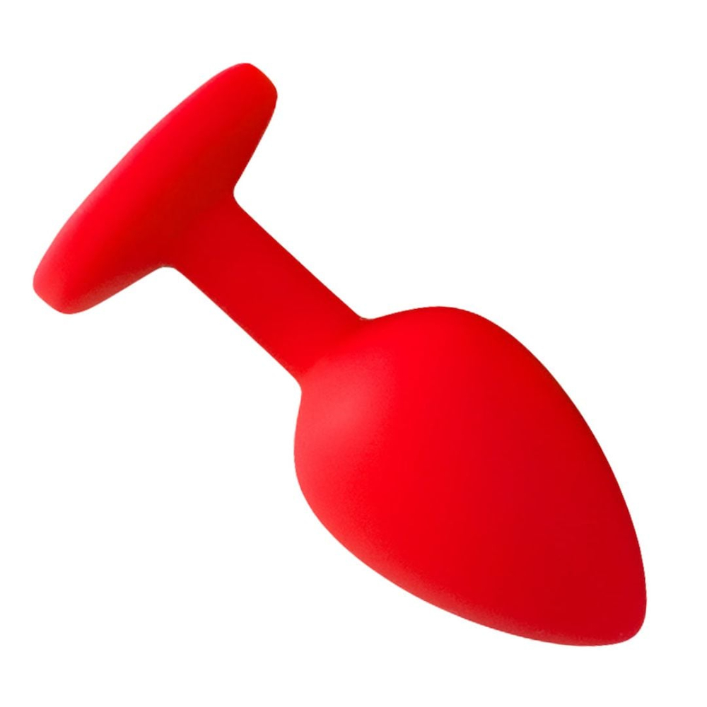 Plug Anal Pequeno Em Silicone Com Pedra Vibe Toys