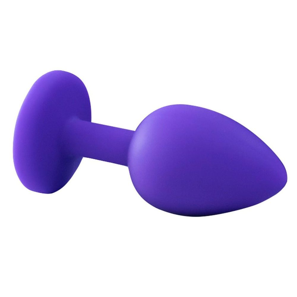 Plug Anal Pequeno Em Silicone Com Pedra Vibe Toys