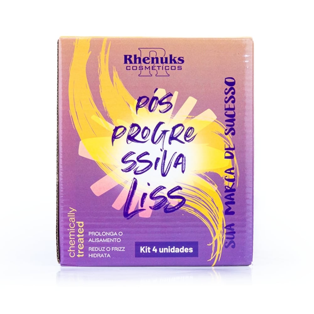 Kit Capilar Pós Progressiva Liss Com 4 Itens Rhenuks Cosméticos