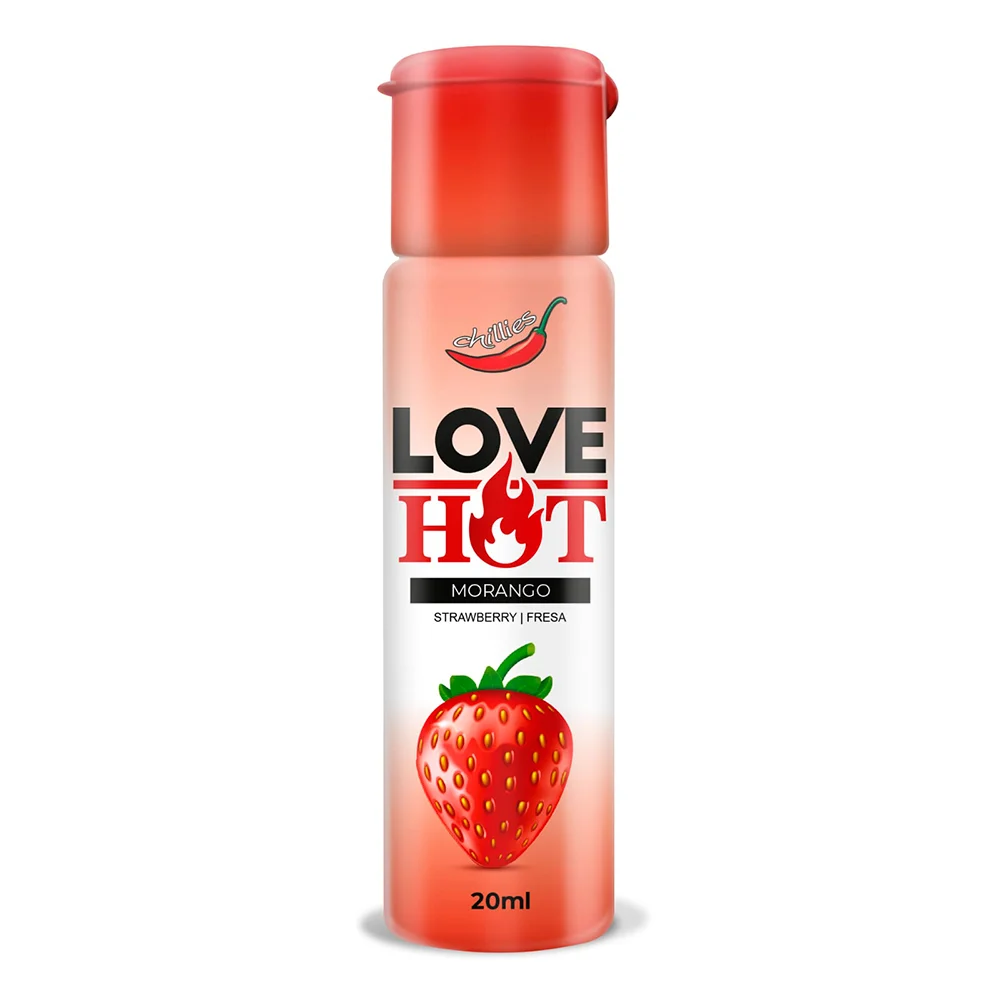 Love Hot Gel Beijável Com Efeito Quente 20 Ml Chillies