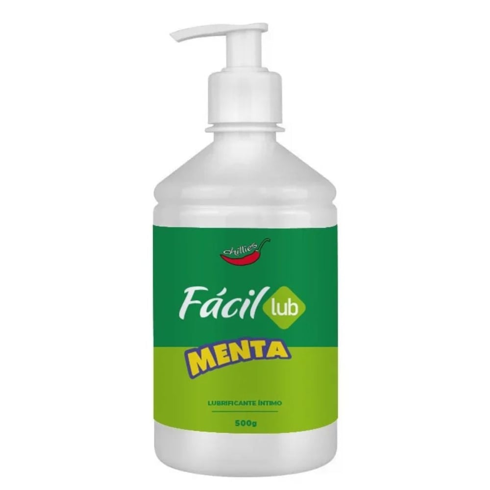 Fácil Lub Gel Lubrificante Beijável 500g Chillies