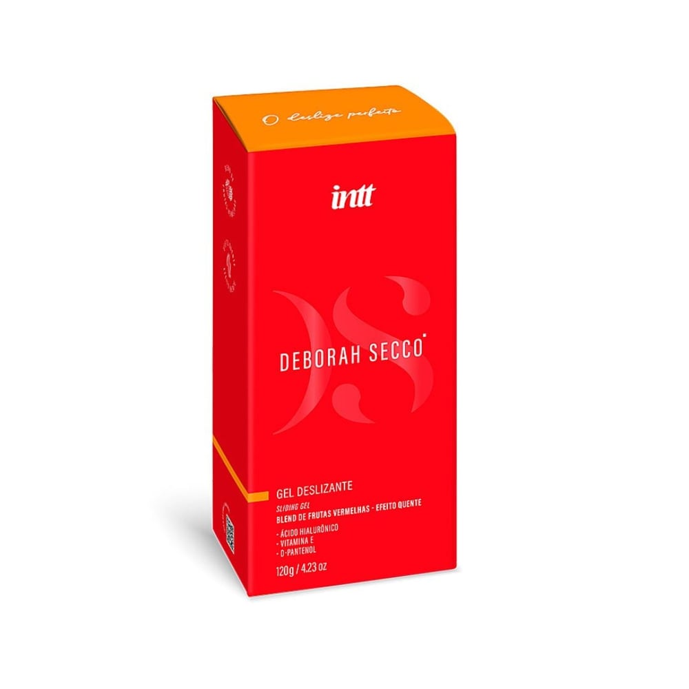 Gel Lubrificante Deslizante Efeito Quente Deborah Secco 120g Intt