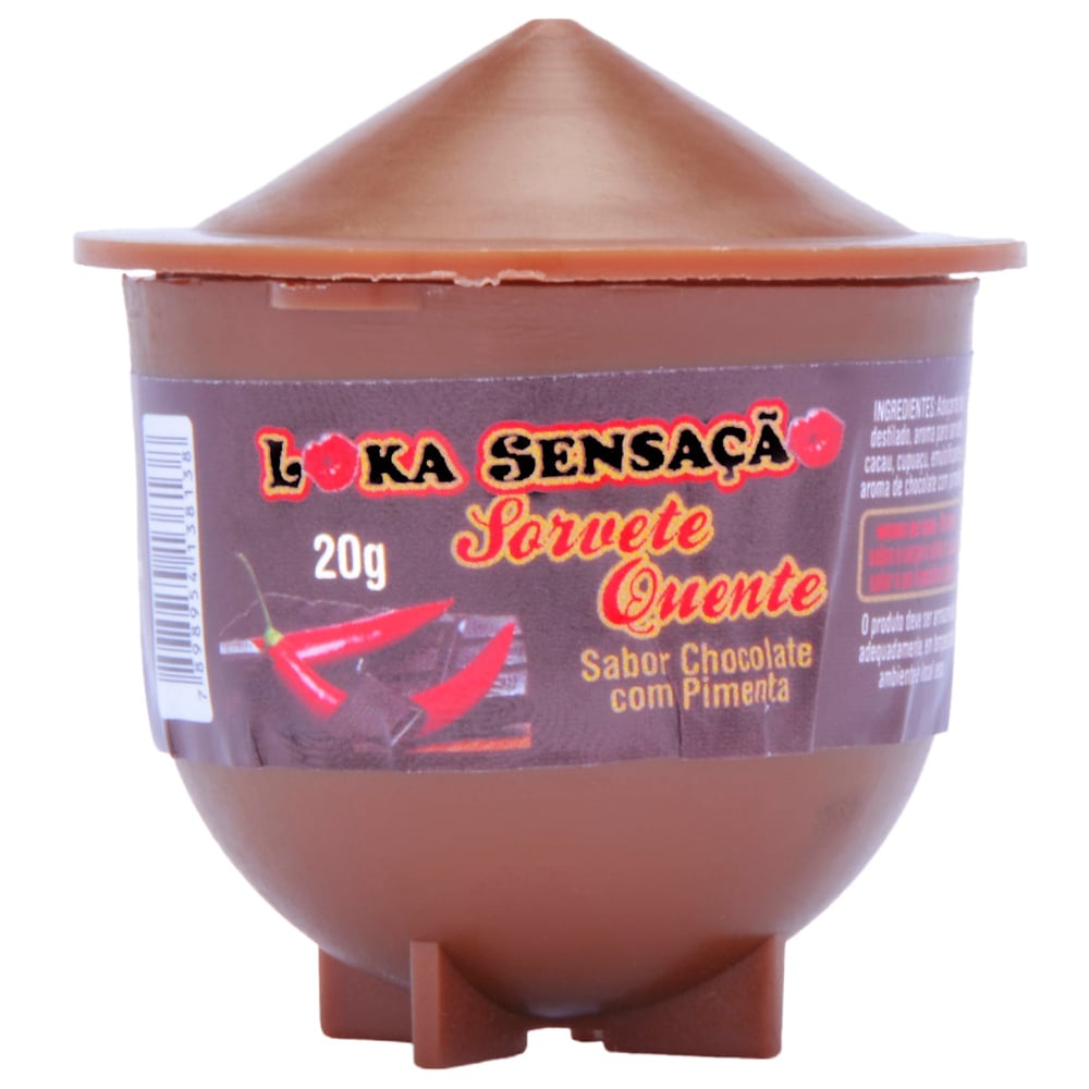 Vela Comestível Sorvete Quente Loka Sensação