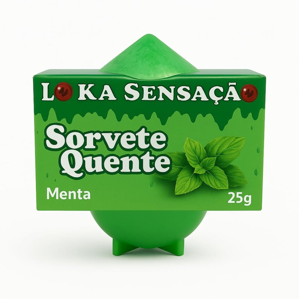 Vela Comestível Sorvete Quente Loka Sensação