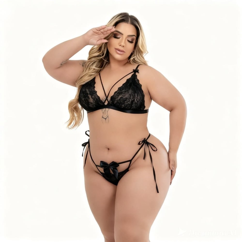 Conjunto Presentinho Plus Size Tallyta Moda Apimentada