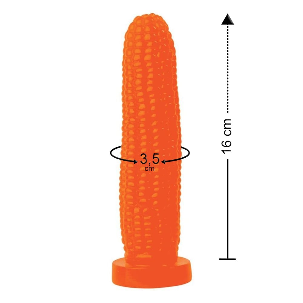 K-fruit Toys Prótese Em Formato De Milho 16 X 3,5cm Kgel
