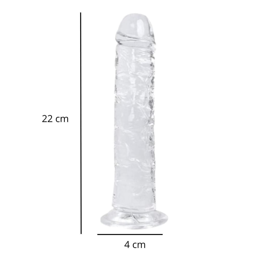 Pênis Realístico Em Jelly Com Ventosa 22 X 4cm Vibe Toys