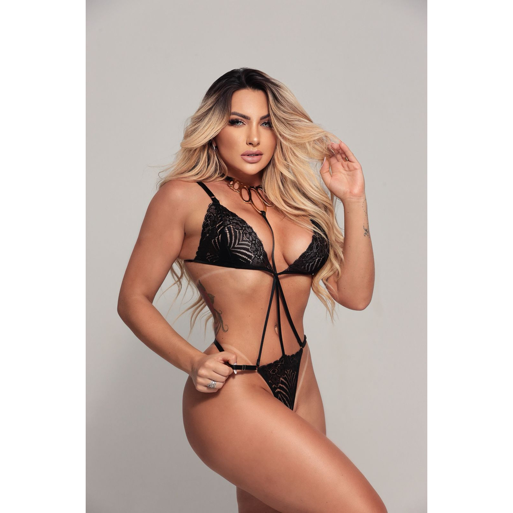 Body Sensual Glamour Em Renda Coleção Valentines Day Mil Toques