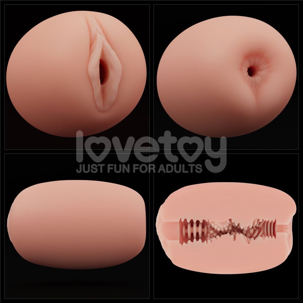 Masturbador Duplo ânus E Vagina Slider Vibe Toys