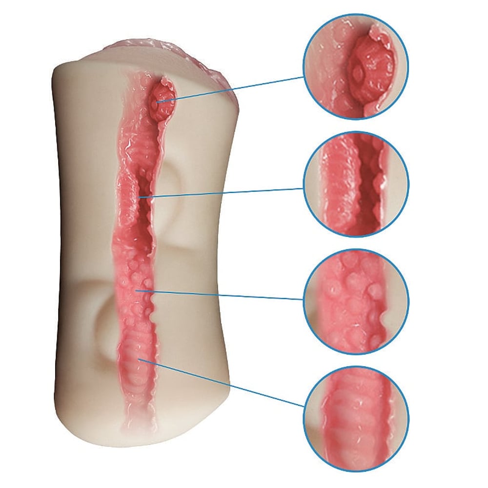 Masturbador Double Vagina E ânus Masculino Life Vibe Toys