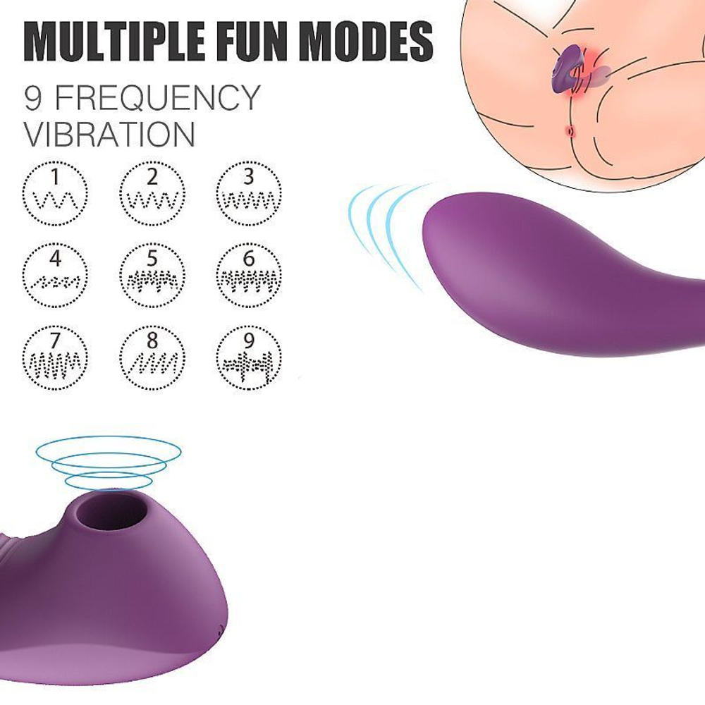 Massageador Ponto G E Clitoris Wistaria S Hande