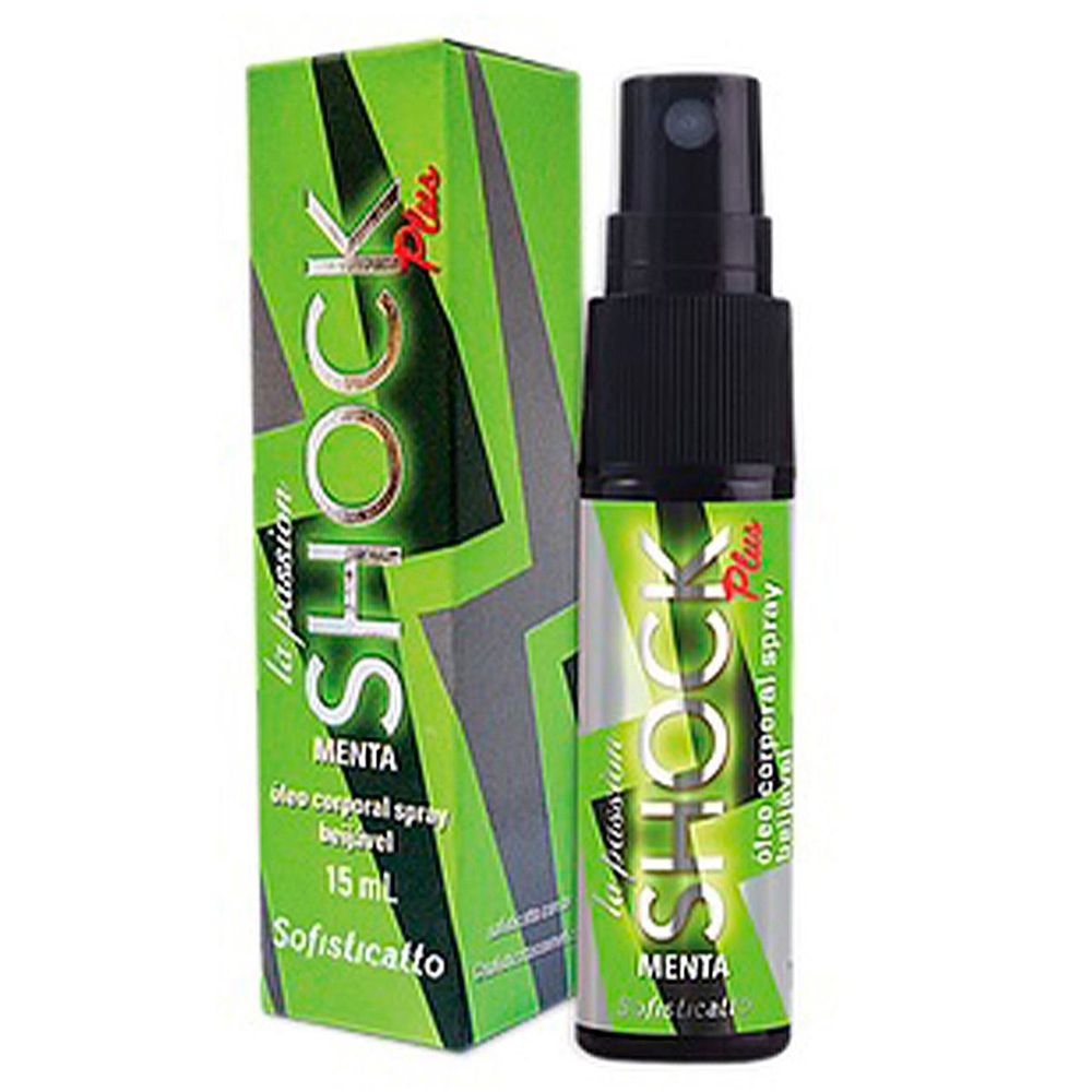 Shock Plus óleo Corporal Spray 15ml Sofisticatto 