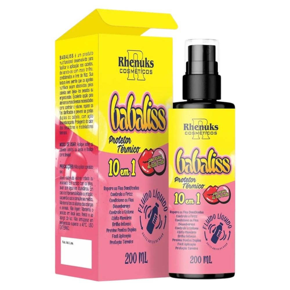 Babaliss Spray Capilar Com Proteção Térmica 200ml Rhenuks Cosméticos