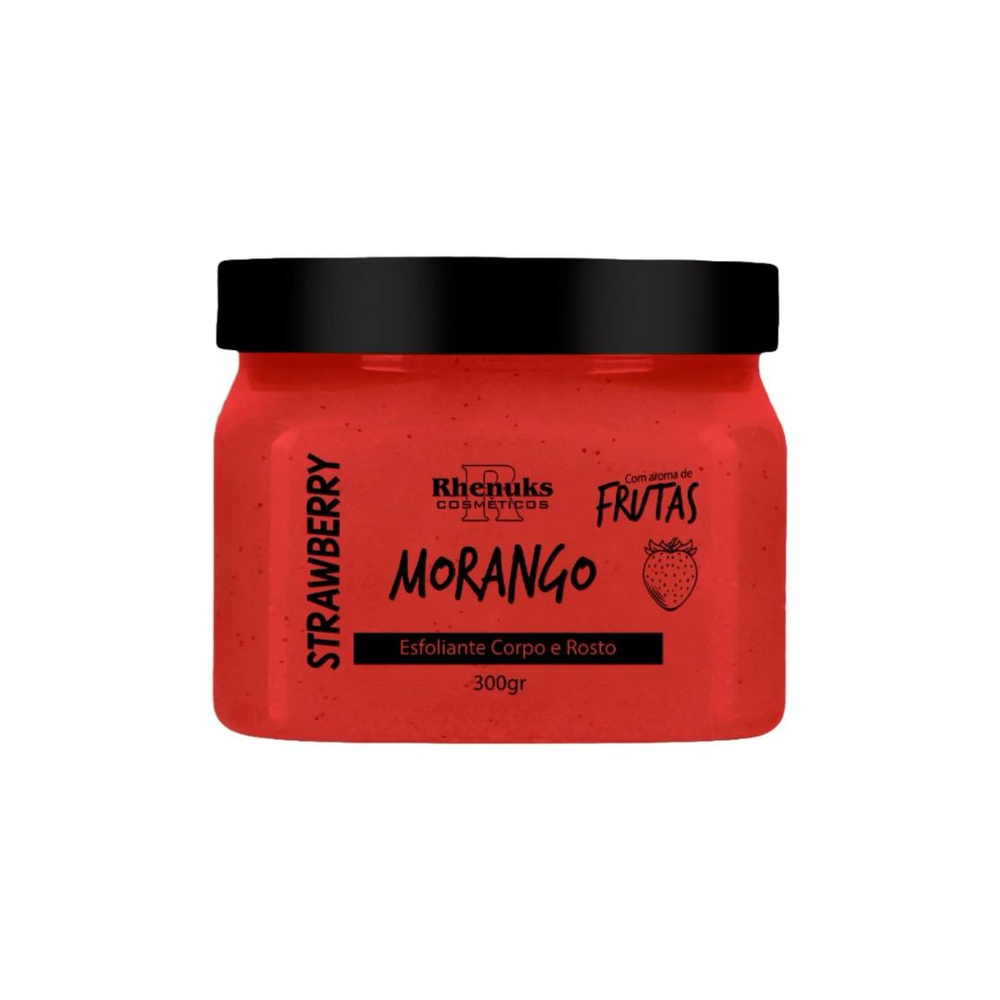 Esfoliante Frutas Corpo E Rosto 300g Rhenuks Cosméticos