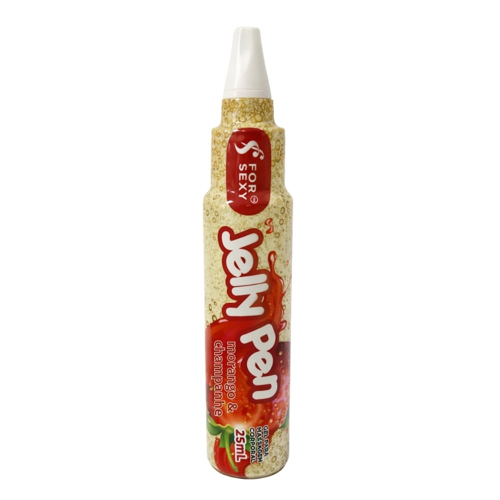 Jelly Pen Caneta Gel Comestível 35ml Forsexy