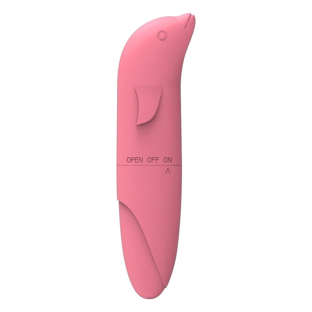 Vibrador Golfinho Plástico Liso Colors Youvibe