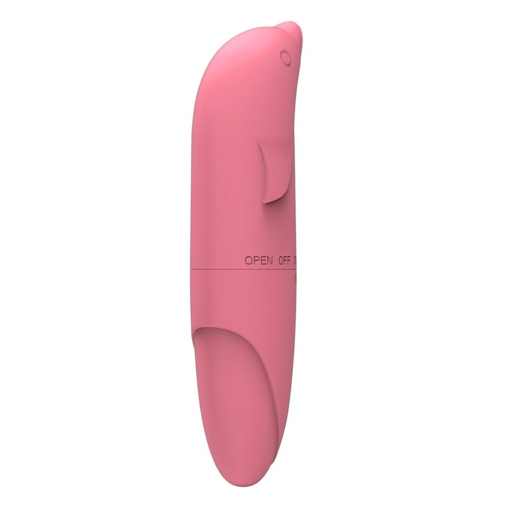 Vibrador Golfinho Plástico Liso Colors Youvibe