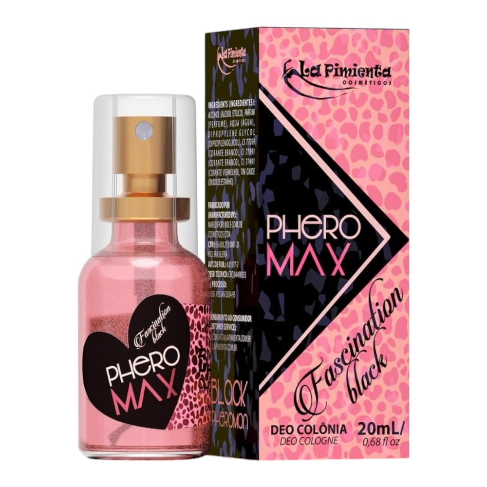 Phero Max Black Deo Colônia 20 Ml La Pimienta
