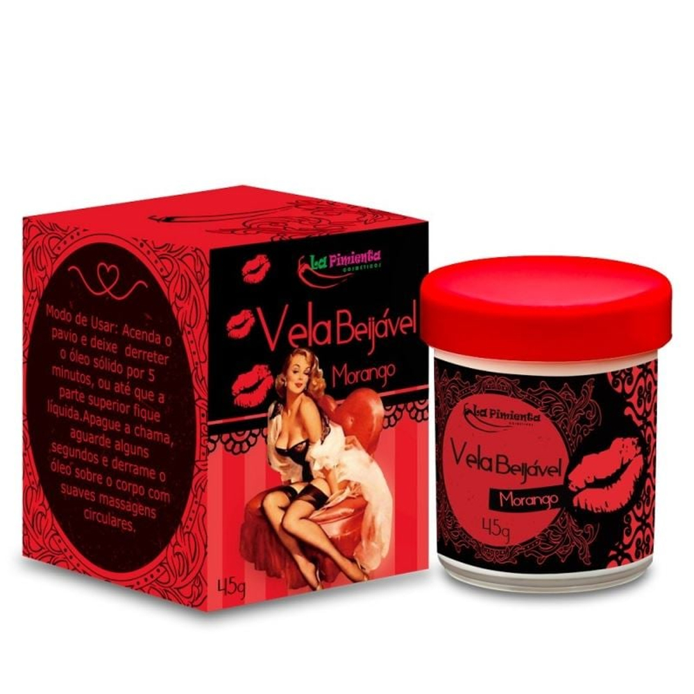 Vela Beijável Gelada 45g La Pimenta 