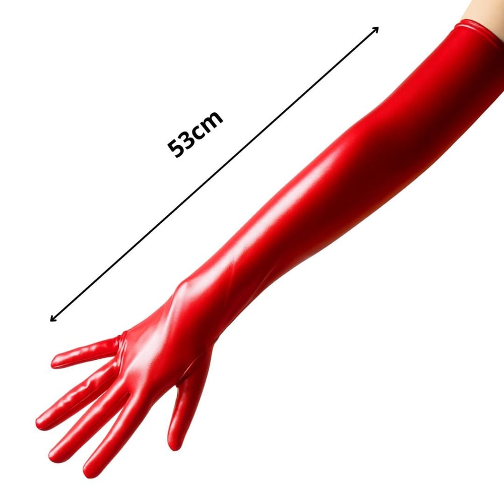 Luva De Lycra Metalizada Yaffa Lingerie